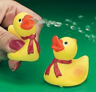 Sale 1 PK 12 Playtime Rubber Squirt Ducks Party Favors Bathtub