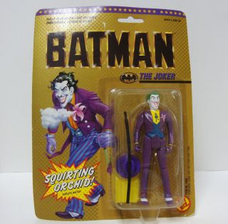 Toy Biz 4406 1989 Batman THE JOKER Squirting Orchid Action Figure