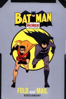 Batman Robin Fold Mail Stationary DC Comics Classic