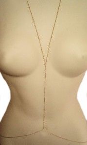   Destiny  V Neck New design Body Belly Chain Pick Ur size and Metal
