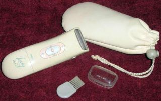   Speed Lady Shave Set N Pouch Battery Operated Clean Quiet