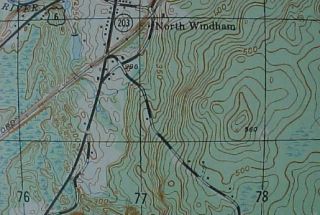 1948 Topo Map Willimantic Windham Lebanon Connecticut