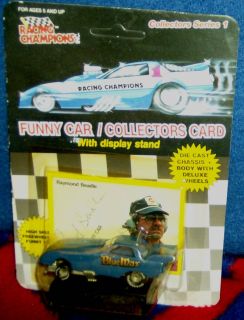 64th 3 inch 1989 Raymond Beadles Blue Max Ford Exp Nitro Funny Car 