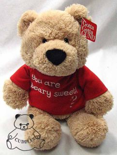 beary message bears made by gund