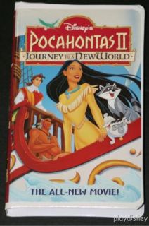 Disney Pocahontas II Journey to A New World VHS