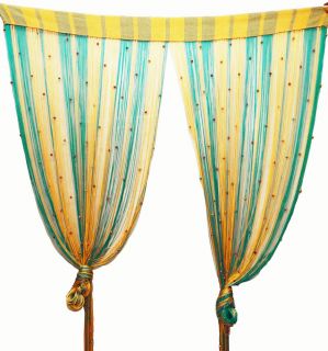 Home Decor Curtain Drapes Beaded Door Window Hanging Wall Divider 