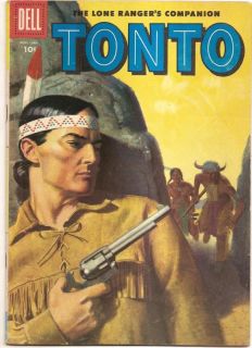 Dell Comic 1957 Lone Rangers Companion Tonto Issue 25