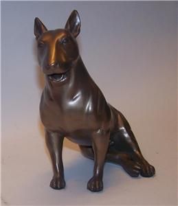 Beauchamp Bronze English Bull Terrier Dog Bullie Cold Cast Bronze 