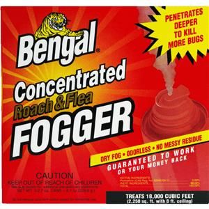 Bengal Products, Inc 55201 Roach And Flea Indoor Insect Fogger