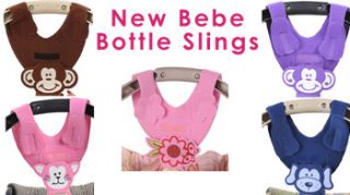 BEBE Bottle Sling Baby Bottle Holder Car Seat New