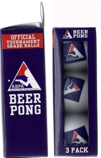 abpa beer pong balls 3 pack official tournament grade balls
