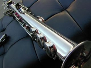 Berkeley Silver BB Soprano Saxophone Straight Curved