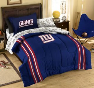   Giants Full Bedding Set NFL Football Comforter Sheets Bed Decor
