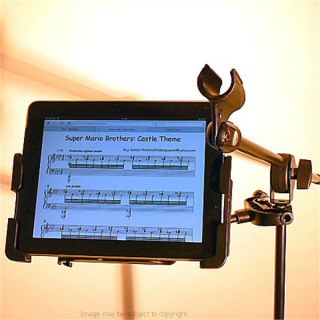 Music Microphone Stand Holder Tablet PC Mount for the Apple iPad