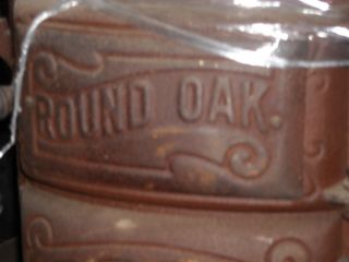Beckwith Round Oak Pot Belly Cylinder Stove PatD May 7 1912 