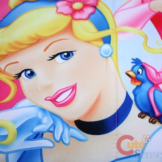 Disney Princess Twin Bedding Comforter Set Cinderella Belle and Aurora 