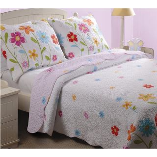   Blossom Girls Bedding Comforter Quilt Set Full Queen Twin