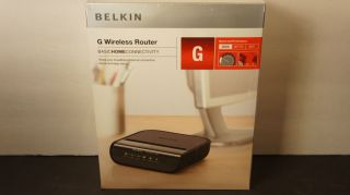 Belkin F5D7234 4 802 11b G Wireless Router Up to 54Mbps 10 100 Mbps 