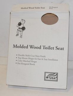 Beneke EM20 TM WHITE Molded Wood Toilet Seat