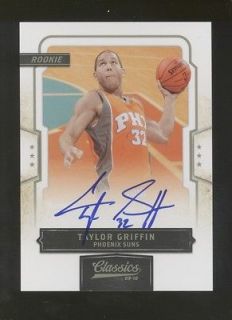 A5272 2009 10 Classics Autograph #197 Taylor Griffin 914/999 RC Suns