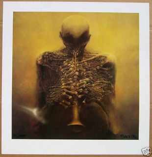 Beksinski   Horn Player Signed Limited Edition of 175 (almost sold out 