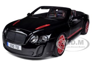 2012 2013 Bentley Continental Supersports ISR Black 1 18 by Bburago 