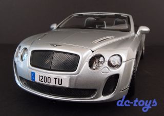 Bburago 2012 2013 Bentley Continental Supersports Convertible 1 18 