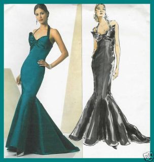 Bellville Sassoon gown PATTERN Vogue Diva dress 2931 S 6 8 10 Mermaid 