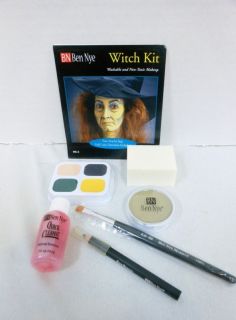 Ben Nye Witch Makeup Kit All You Need with Instructions