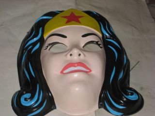 BEN COOPER Wonder Woman Plastic Halloween Mask and Costume Set Size S 