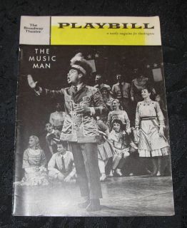 Playbill The Music Man Bert Parks Broadway Theatre 1961