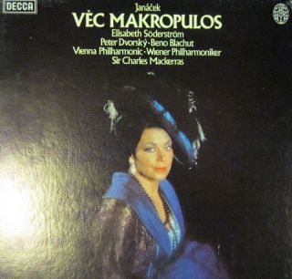 Janacek 2x12 Vinyl LP Box Set Vec Makropulos Decca D144D 2 UK EX NM 