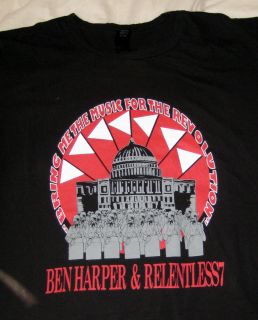 Ben Harper Relentless 7 T Shirt S S Black L Alternative Vintage Music 
