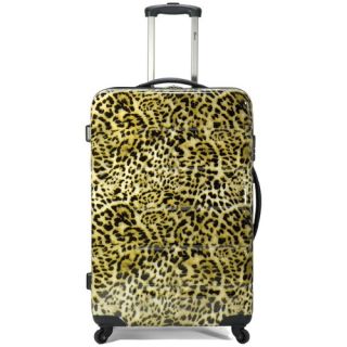 Benzi 3 Piece Hardsided Spinner Luggage Set Leopard Print BZ3802 