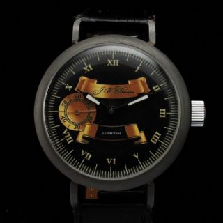 Mens Stylish 1920s J w Benson London Vintage RARE Unique Watch Super 