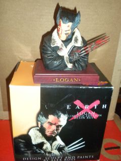 EARTH X LOGAN WOLVERINE bust statue Dynamic Forces bloody variant Alex 