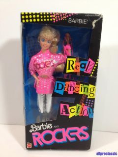 1986 Barbie and The Rockers Real Dancing Action Item 3055 Waist Bends 