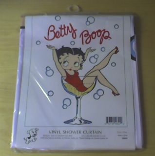 Betty Boop Collectible Vinyl Shower Curtain
