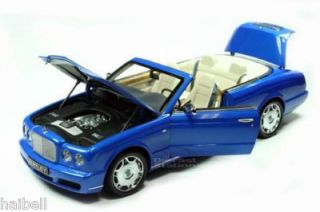 2006 Minichamps Bentley Azure Met Blue 1 18 New in Box