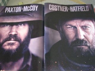    McCoys Kevin Costner as Hatfield Bill Paxton as McCoy pre EMMY AD