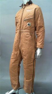 Berne Apparel Deluxe Insulated Coverall Mens M Lined Overalls Pants 