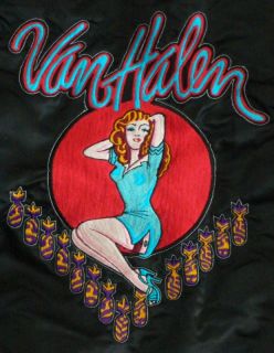 VAN HALEN Rare Early SATIN TOUR JACKET #2 Presented to Warner Bros 