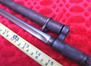   Triquetrous Dagger SKS Bayonet Modèle Lebel & Berthier Rifle Scabbard