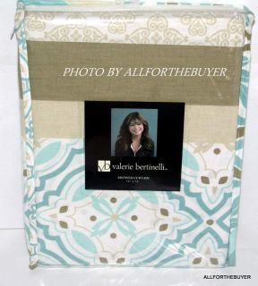 Valerie Bertinelli Fabric Shower Curtain New in Package