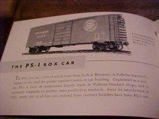 1949 Book Pullman Standard RR Cars Bessemer Alabama