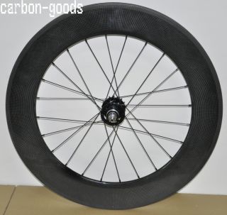   Track Clincher Bike Wheel 88mm Fixed Gear Rear Wheel Only