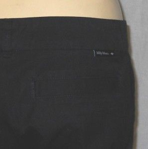 NWT Billy Blues Black Wide Leg Twill Cotton Trousers Pants 8 $212