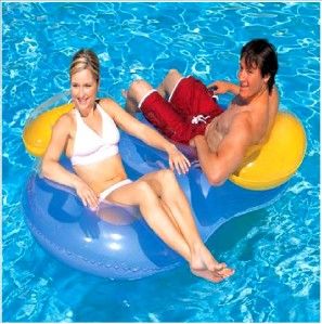 Bestway Double Swimming Pool Ring Float Inflatable Lounger Beach Lake 
