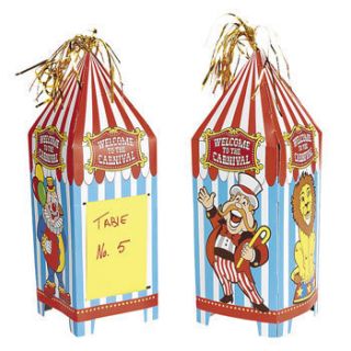 Carnival Big Top Tent Circus Birthday Party Decorations Table 