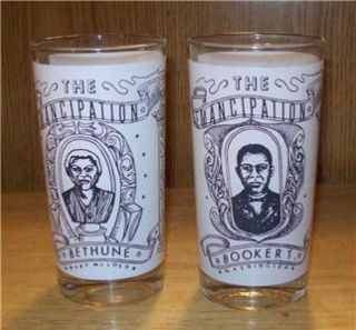   Centennial Glasses Booker T Washington Mary Bethune